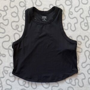 Abercrombie & Fitch YPB Black Ribbed Crop Tank
